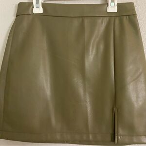 Leather Skirt